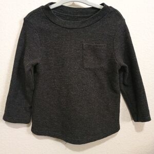 4/$15 Gray Thick Tee, 18M